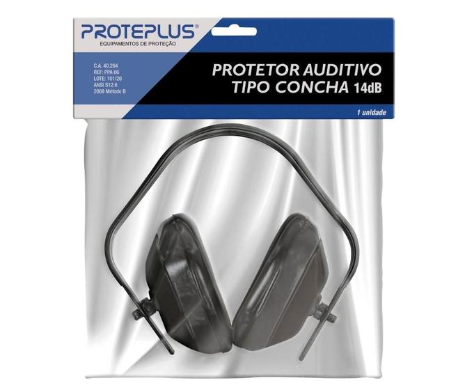 Imagem de Protetor Auricular Tipo Concha 14 DB Proteplus