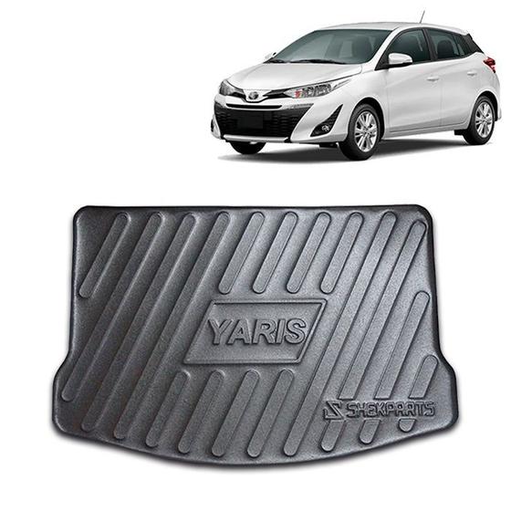 Imagem de Protetor Bandeja De Porta Malas Personalizado Yaris Hatch 2018 2019 2020 Em Relevo Tapete