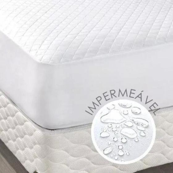 Imagem de Protetor Capa de Colchão Box Queen Impermeável Com Elástico