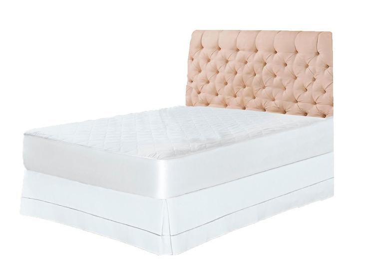 Imagem de Protetor Capa De Colchao Impermeavel Cama Casal King branco