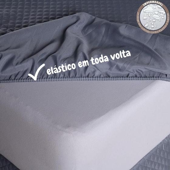 Protetor Capa De Colchão Impermeável Solteirão Solteiro King com elastico Menor preço em Protetor Capa De Colchão Impermeável Solteirão Solteiro King com elastico