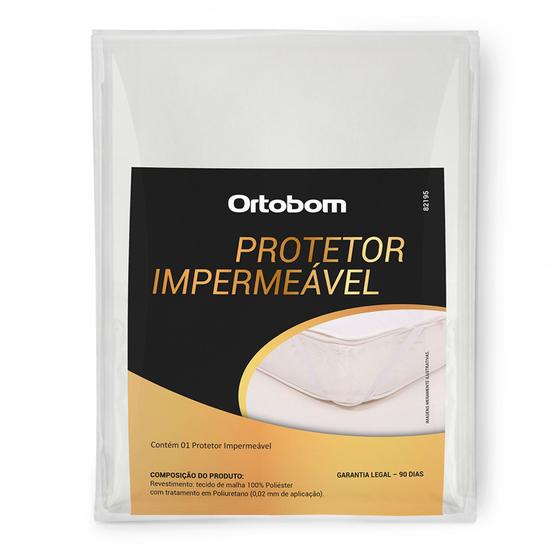Imagem de Protetor Colchão Elastico Borda Impermeável Ortobom Padrão