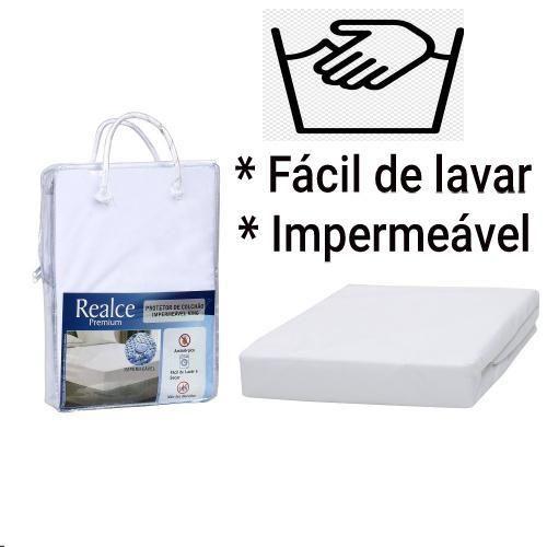 Imagem de Protetor Colchão Queen Impermeável Dupla Camada Realce