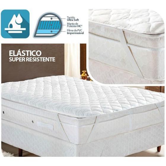 Protetor colchao trisoft protect plus queen Menor preço em Protetor colchao trisoft protect plus queen