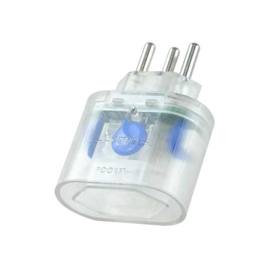 Imagem de Protetor Contra Surtos Elétricos Clamper DPS 3P 10A 120/220V Transparente - 84881