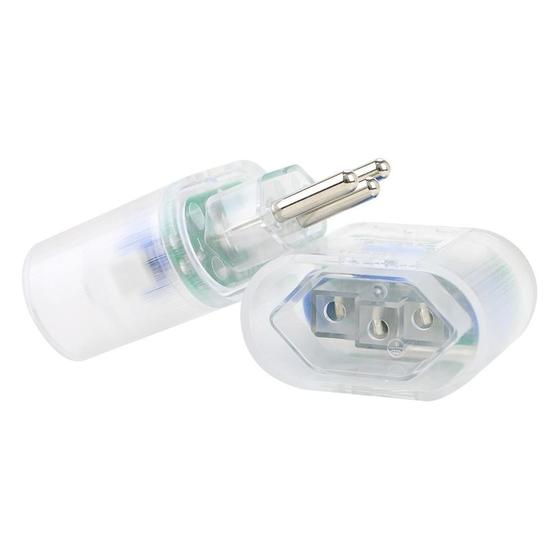 Protetor Contra Surtos Elétricos Clamper Pocket 3 Pinos, Monopolar, 20A, Bivolt, Transparente - 11654 Menor preço em Protetor Contra Surtos Elétricos Clamper Pocket 3 Pinos, Monopolar, 20A, Bivolt, Transparente - 11654
