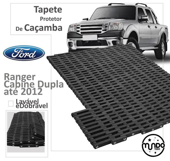 Imagem de Protetor De Caçamba Ford Ranger Dupla 1998 até 2012 Eva Tapete Anti Impacto