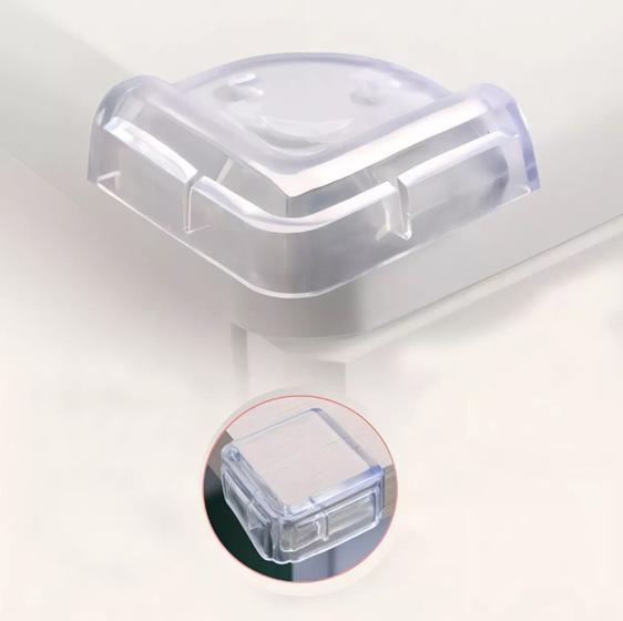 Imagem de Protetor de Canto, Mesa e Pontas Clink  4 Unidades de Silicone para Evitar Acidentes com Crianças!