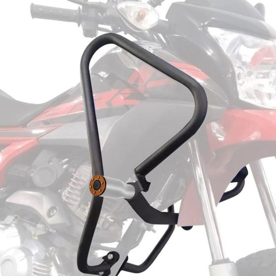 Imagem de Protetor de Carenagem Armor Nxr 150 2009-14 Nxr 160 + Cone Slider Prata