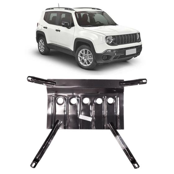 Imagem de Protetor de Carter Completo Jeep Renegade 2021 22 23 Com Parafusos Fixadores