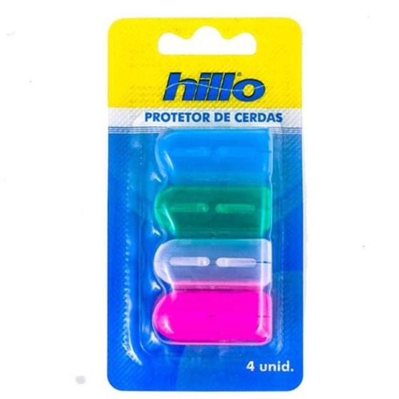 Imagem de Protetor De Cerdas Escova de Dentes Hillo Kit com 4