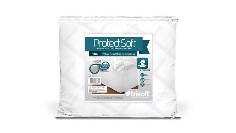 Imagem de Protetor de Colchão Impermeável Casal Protectsoft com Slip Trisoft