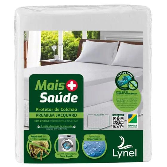 Imagem de Protetor de Colchão King Impermeável Lynel + Saúde Premium Jacquard 40cm