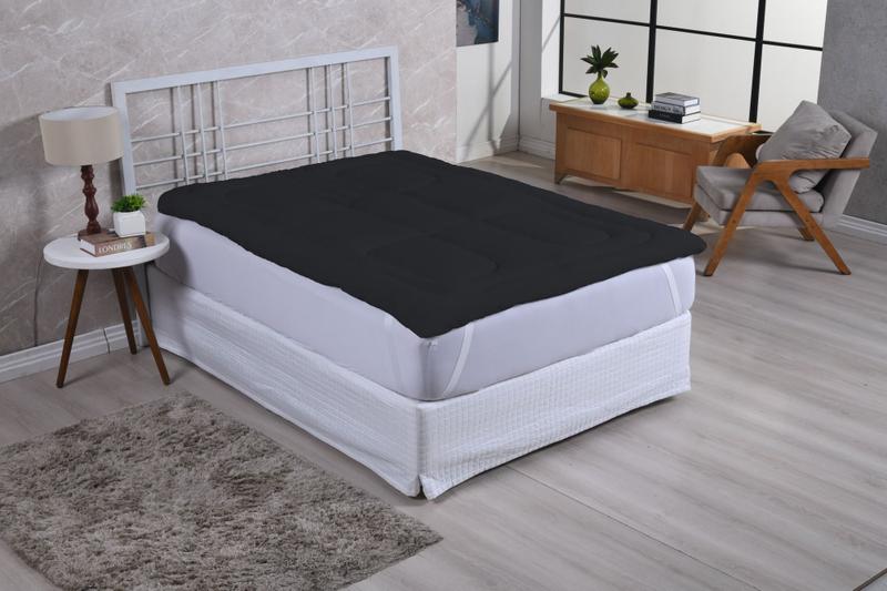 Imagem de Protetor De Colchão Pillow Top Cama Casal Box Varias Cores