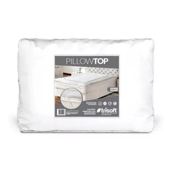 Imagem de Protetor de Colchão Pillow Top Capa Protetora King 1,93m x 2,03m Trisoft