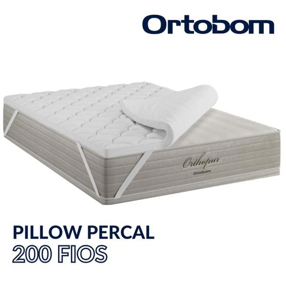Protetor de Colchão Pillow Top Casal Antialérgico Ortobom Menor preço em Protetor de Colchão Pillow Top Casal Antialérgico Ortobom