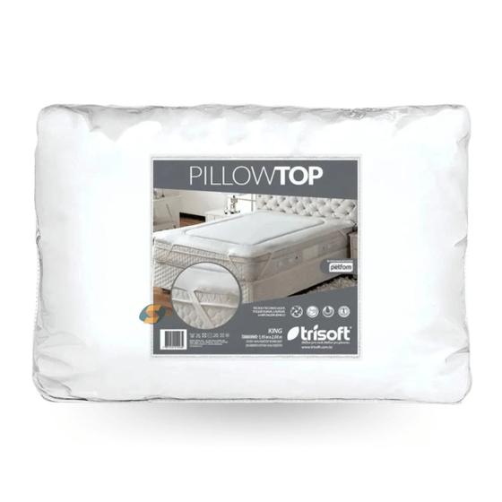 Imagem de Protetor De Colchão Pillow Top Solteiro - 90x190x4cm Trisoft