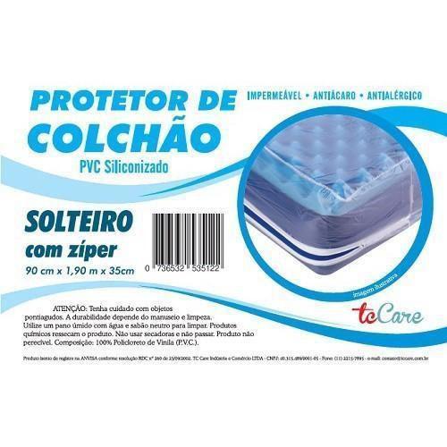 Imagem de Protetor De Colchão Pvc Siliconizado - Solteiro Com Ziper