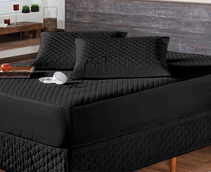 Imagem de Protetor de Colchão Solteiro Impermeável Matelado Com Elástico