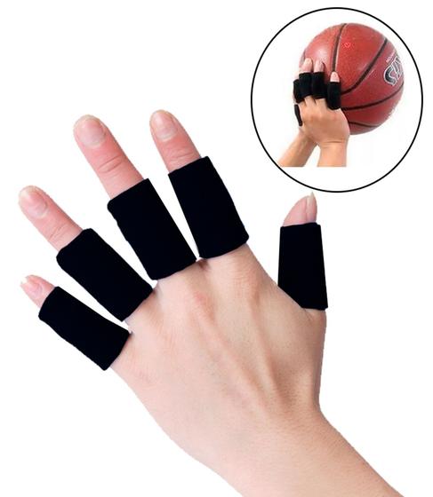 Imagem de Protetor De Dedo Alta Elasticidade Basquete Vôlei 10 Unids