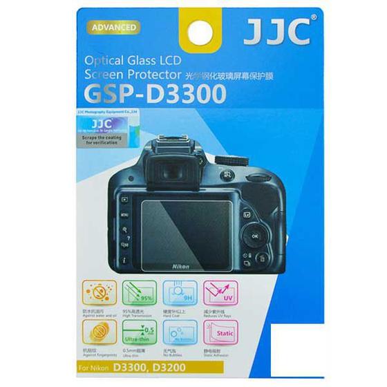 Imagem de Protetor de LCD JJC GSP-D3300 para Nikon D3300 D3200 D3400 D3500