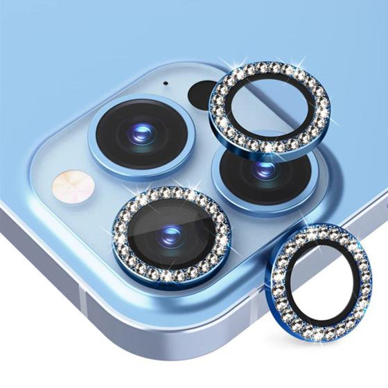 Imagem de Protetor de Lentes para Câmeras Compatível com iPhone 15 Normal 15 Plus 15 Pro e 15 Pro Max