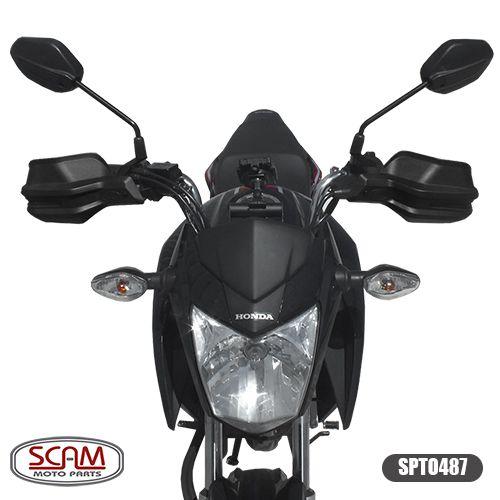 Imagem de Protetor de Mão Honda CG (todos modelos) 2009+ / Honda POP 100/110 2007+ / Yamaha FACTOR 125/150 2016+ / Yamaha FAZER 150 2014-2015