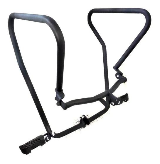 Imagem de Protetor De Motor Carenagem Shield Com Pedal Retrátil Ybr Factor 125 2009 2010 2011 2012 2013