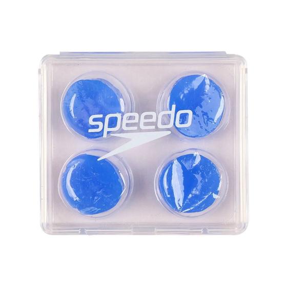 Imagem de Protetor de ouvido para natação Speedo - Moldável em silicone - Rosa-Azul-Transparente