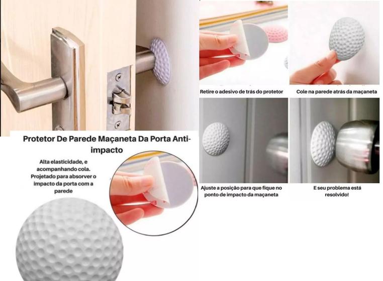Protetor De Parede Plástico Auto Adesivos 4,7cm - Anti Impacto - Clink Menor preço em Protetor De Parede Plástico Auto Adesivos 4,7cm - Anti Impacto - Clink