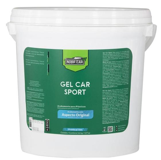 Imagem de Protetor de Plasticos e Borrachas Gel Car Sport 3,6 kg Nobrecar