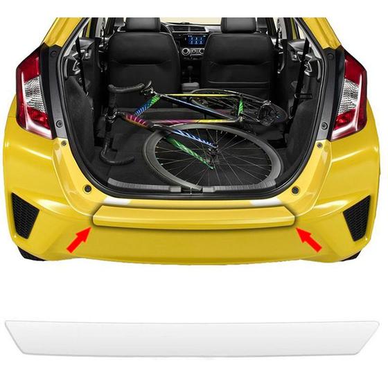 Imagem de Protetor De Porta Malas Incolor Honda Fit 2015 2016 2017 2018 2019 Adesivo