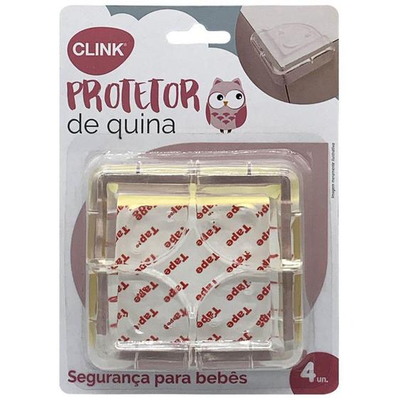 Imagem de Protetor De Quina silicone Bebe Cantos Mesa proteção 4 uni - Clink