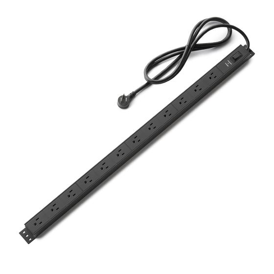 Imagem de Protetor de sobretensão Power Strip Amazon Basics 12 Outlet 600J