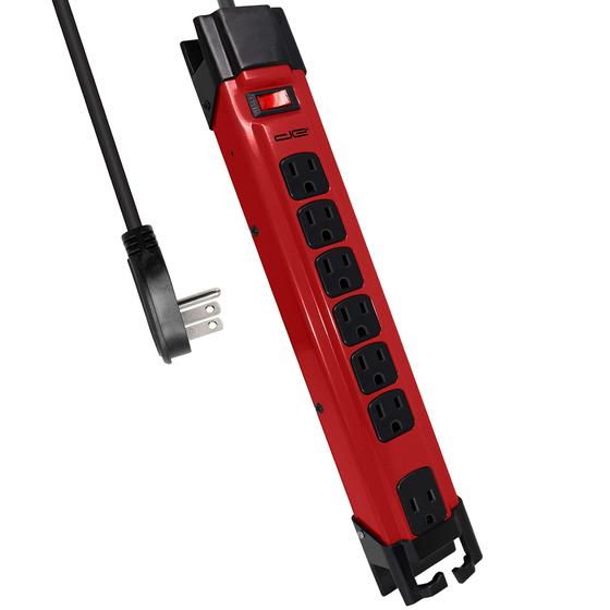 Imagem de Protetor de sobretensão Power Strip Digital Energy 15 pés 7 Outlet