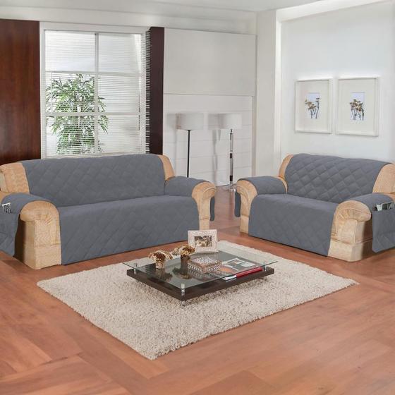 Protetor de Sofá 3 e 2 Lugares Retratil Capa pra 2e3 Reclinavel com Porta Objeto Decorativo Menor preço em Protetor de Sofá 3 e 2 Lugares Retratil Capa pra 2e3 Reclinavel com Porta Objeto Decorativo