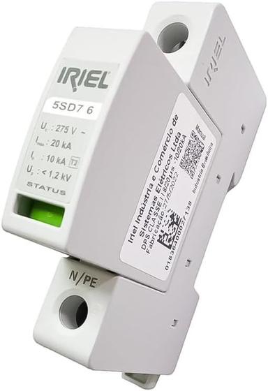 Imagem de Protetor De Surto Dps Classe 2 275v 20ka 5sd7 6613mb Iriel