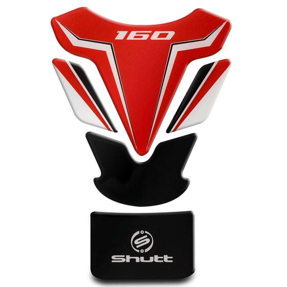 Protetor de Tanque Resinado Honda CG 160 2016 2017 Adesivo Tank Pad Vermelho Preto Branco Shutt Menor preço em Protetor de Tanque Resinado Honda CG 160 2016 2017 Adesivo Tank Pad Vermelho Preto Branco Shutt