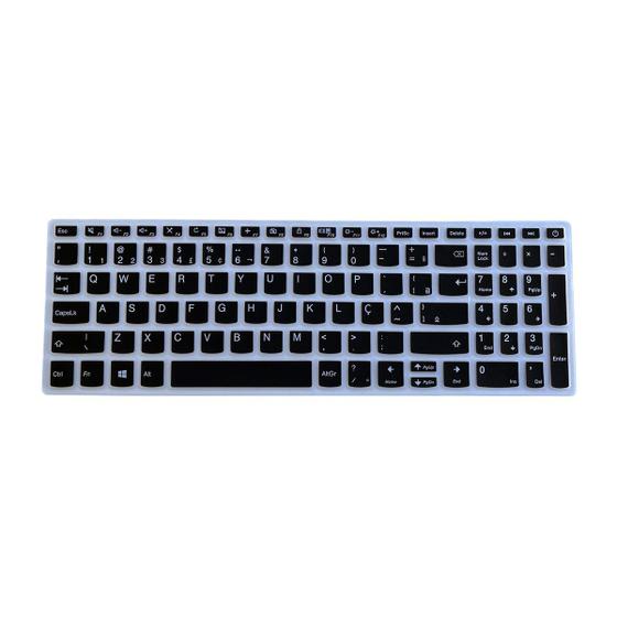 Imagem de Protetor de teclado p/ notebook Lenovo Ideapad 320 (15) 15.6
