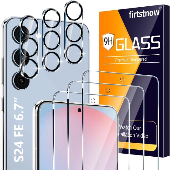 Imagem de Protetor de tela e lente de câmera para Samsung Galaxy S24 FE