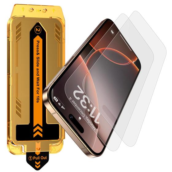 Imagem de Protetor de Tela Esanik Matte Glass - Pacote com 2 Unidades para iPhone 16 Pro