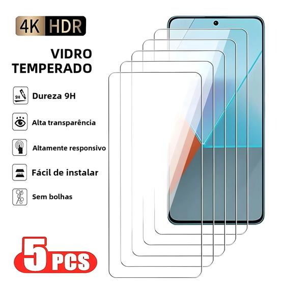 Imagem de Protetor De Tela Xiaomi Redmi Note Series Clear HD Vidro Temperado De Alta Definição 4G 5G 10S 11S