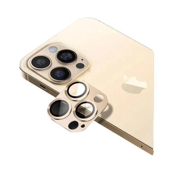 Imagem de Protetor de Vidro para Lente de Câmera iPhone 14/13/15 Pro Max/Mini