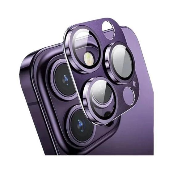 Imagem de Protetor de Vidro para Lente de Câmera iPhone 14/13/15 Pro Max/Mini