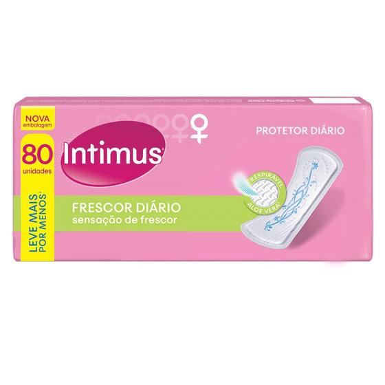 Imagem de Protetor Diário Intimus Days Com Perfume 80 Unidades