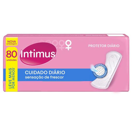 Imagem de Protetor Diário Intimus Days Sem Perfume Sem Abas Leve 80 Pague 70