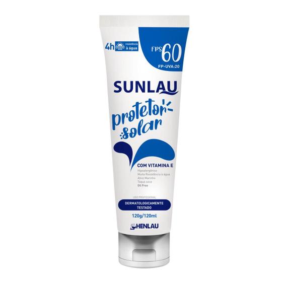 Imagem de Protetor e Bloqueador Solar Sunlau 60 FPS UVA/UVB