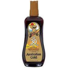 Imagem de Protetor e Bronzeador Corporal Australian Gold Gel Spray FPS 30 com 237ml Australin Gold