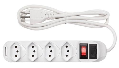 Imagem de Protetor Eletrônico Intelbras com 4 tomadas EPE 1004 Branco