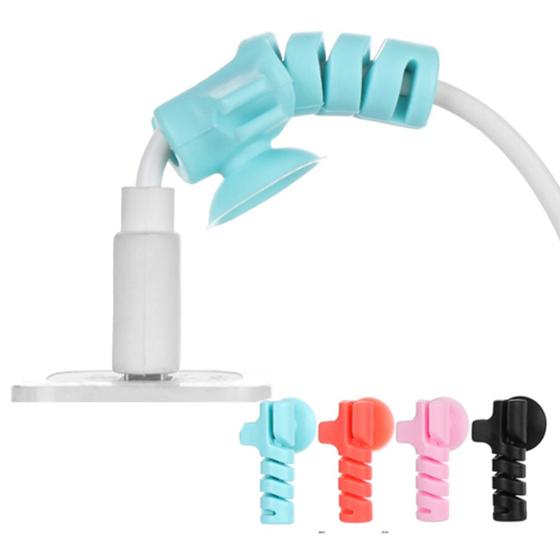 Protetor Espiral Com Ventosa Para Cabo Carregador Fone de Ouvido- Megga25 Menor preço em Protetor Espiral Com Ventosa Para Cabo Carregador Fone de Ouvido- Megga25